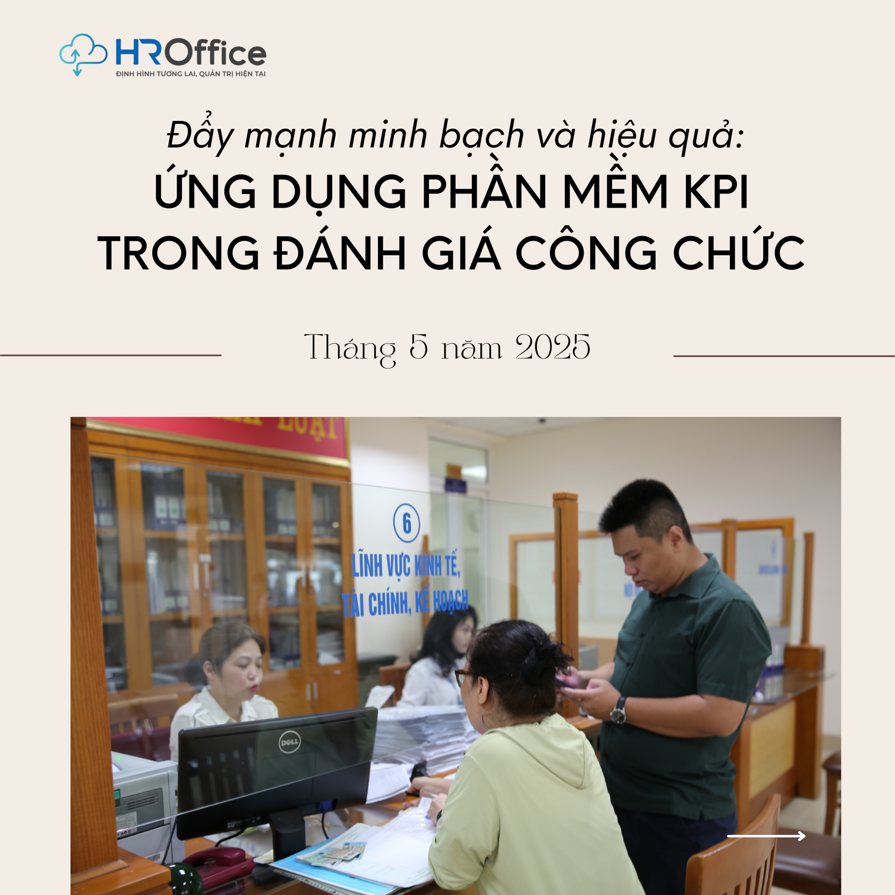 Ứng dụng Phần mềm KPI trong đánh giá công chức